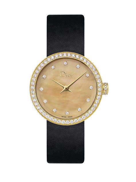 dior watches golden